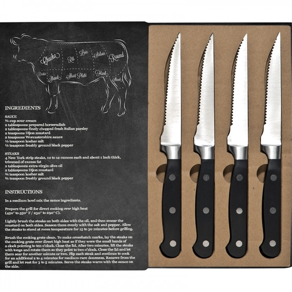 Logotrade promotional gift picture of: Steak knife set LONDON