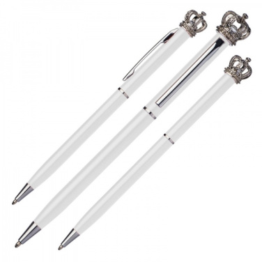 Logotrade promotional merchandise image of: Metal ballpen KINGS PARK