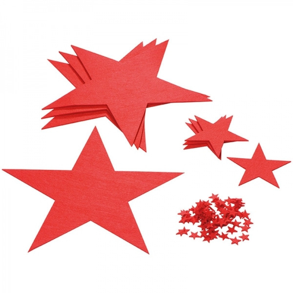Logo trade advertising products picture of: Felt star set KARLSTAD