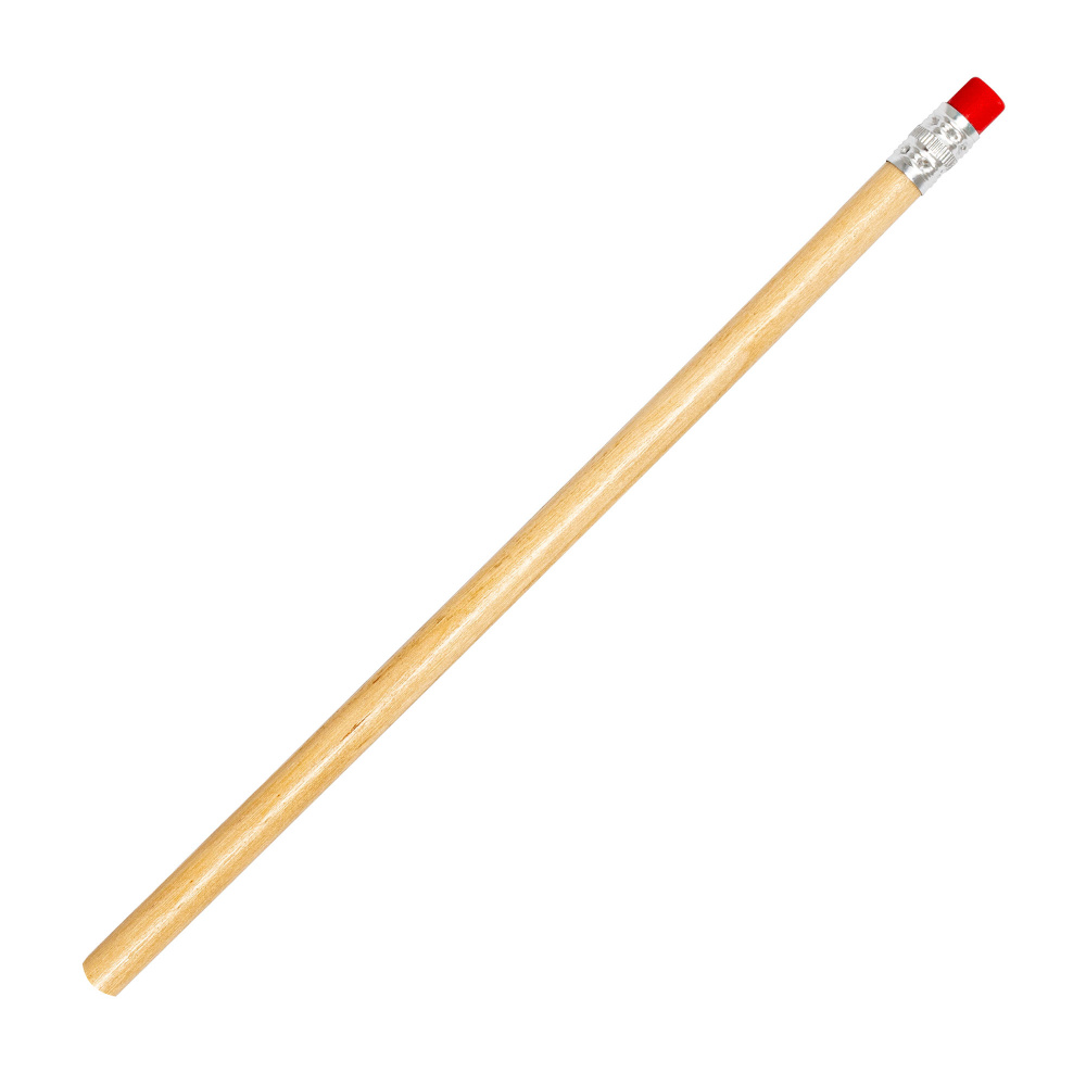 Logotrade promotional gift image of: Pencil with eraser HICKORY
