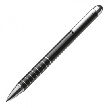 Logotrade promotional giveaway image of: Metal ballpen with touch pen LUEBO