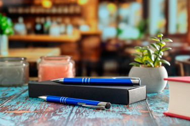 Logotrade business gift image of: Metal writing set CLAREMONT