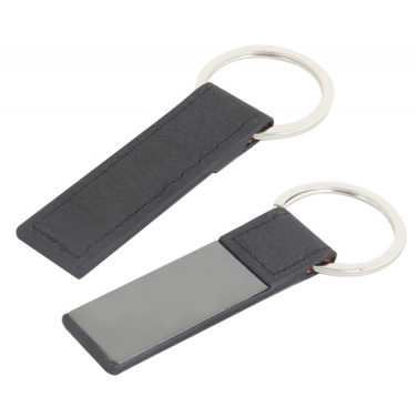 Logo trade promotional giveaways image of: Keyring with mirror effect PENRITH