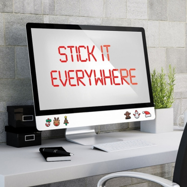 Logo trade business gifts image of: Christmas sticker (single pc) TORONTO