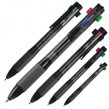 Logotrade corporate gift image of: Plastic ballpen 4in1 NEAPEL
