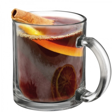 Logo trade promotional giveaways picture of: Glass mug LIMERICK 300 ml