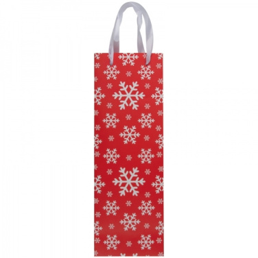 Logo trade promotional gifts image of: Wine bag in Christmas design LAPLAND