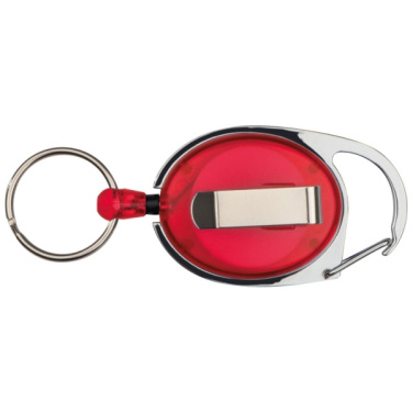 Logotrade business gift image of: Ski-Pass with Carabiner Keyring EMPLOYEE