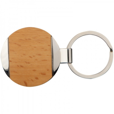 Logotrade promotional merchandise photo of: Wooden keyring LANGHAUS