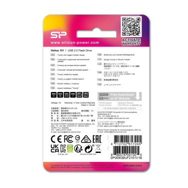 Logo trade promotional giveaway photo of: Pendrive silicon power helios 101 2.0