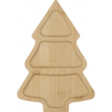 Logo trade promotional products picture of: Bamboo snack tray LOUISVILLE