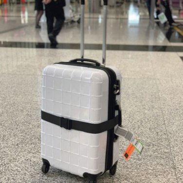 Logo trade advertising products image of: Adjustable luggage strap MOORDEICH