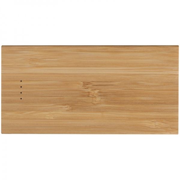 Logotrade promotional gift picture of: Bamboo power bank KATOWICE
