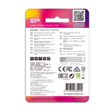 Logotrade promotional gift picture of: Pendrive Silicon Power Blaze B06 3.0