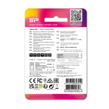 Logo trade advertising products image of: Pendrive Silicon Power Ultima U02 2.0