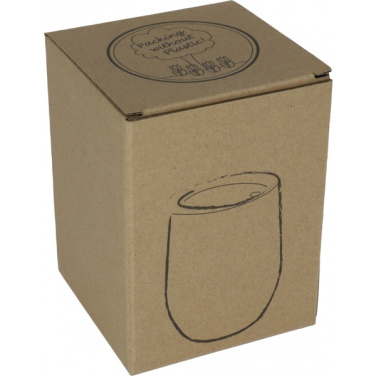 Logo trade promotional item photo of: Stainless steel mug with wooden look BRIGHTON 380 ml