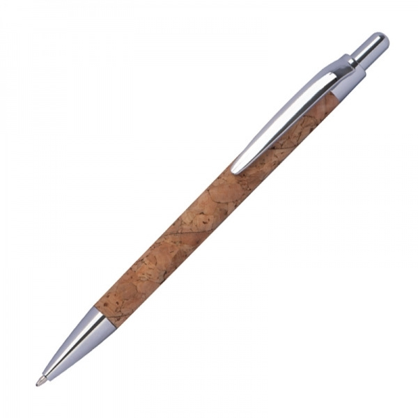 Logotrade promotional item picture of: Cork pen KINGSWOOD