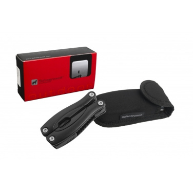 Logo trade promotional giveaways image of: Multitool ARMADOR NEW Black Schwarzwolf