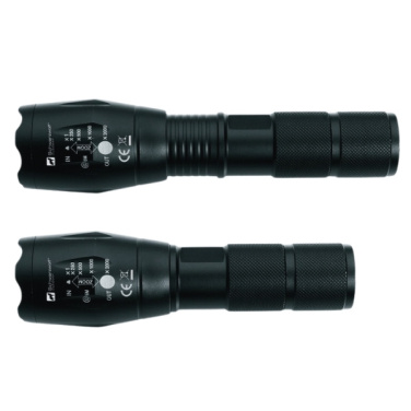 Logotrade promotional product picture of: Flashlight ANTELAO Schwarzwolf