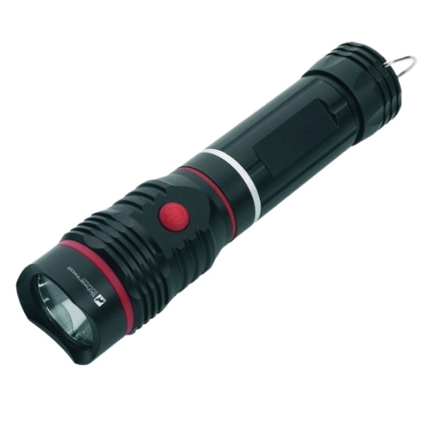 Logotrade promotional gift image of: Flashlight BIWA Schwarzwolf