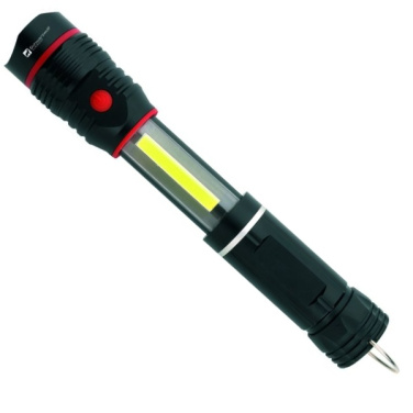 Logo trade business gifts image of: Flashlight BIWA Schwarzwolf