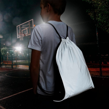 Logo trade promotional giveaway photo of: Drawstring bag DENISON Schwarzwolf