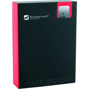 Logo trade promotional giveaways image of: Ecological lighter SANFORD Schwarzwolf