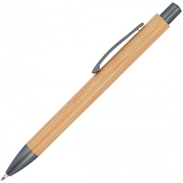 Logo trade promotional products picture of: Bamboo ballpen BERINGEN
