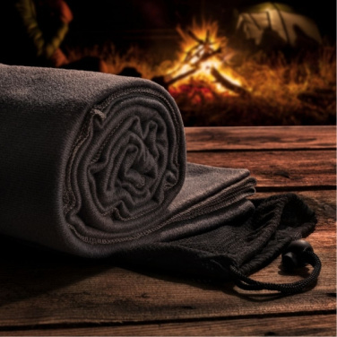 Logo trade promotional item photo of: Blanket BRISA Schwarzwolf