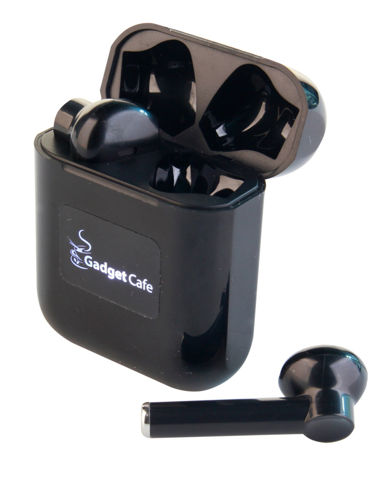 Logo trade promotional merchandise image of: Wireless earbuds with light up logo