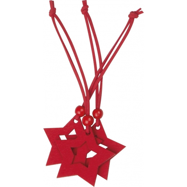 Logo trade business gift photo of: Star pendant set ESSEN
