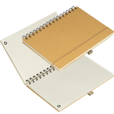 Logo trade promotional items picture of: Cardboard notebook SILKEBORG