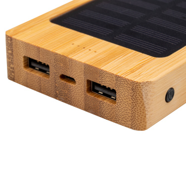 Logo trade advertising products image of: Bamboo power bank BAKERSFIELD