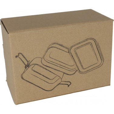 Logo trade corporate gifts image of: 2-level lunch box PORTO ALEGRE