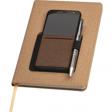 Logo trade corporate gifts image of: A5 notebook TILBURG