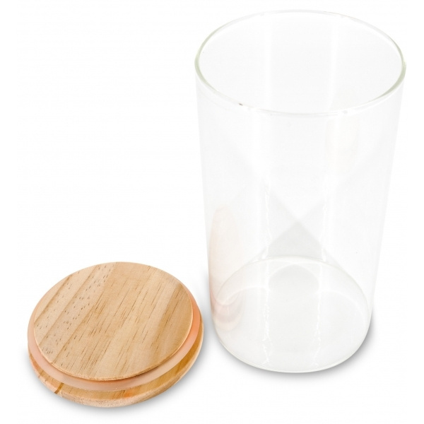 Logo trade promotional merchandise image of: Borosilicate container ONTARIO 1000 ml