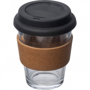 Logotrade promotional product image of: Glass drinking cup WROCŁAW 350ml