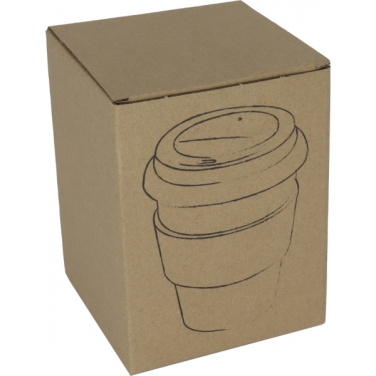 Logotrade promotional giveaway picture of: Glass drinking cup WROCŁAW 350ml