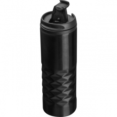 Logo trade advertising products image of: Thermal stainless steel mug SANTANDER 500 ml