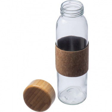 Logotrade advertising product image of: Glass bottle SKOPJE 500 ml