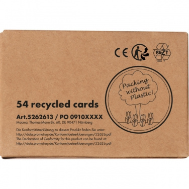 Logotrade promotional giveaway image of: Playing cards NEW CASTLE