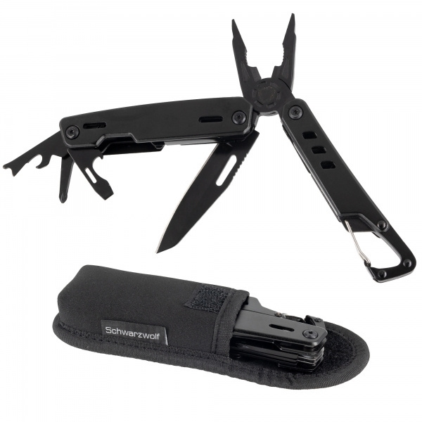 Logotrade promotional gift image of: Multitool NOBLE Schwarzwolf