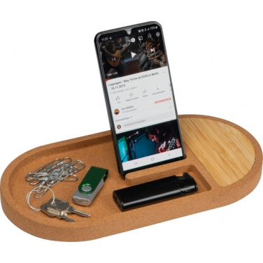 Logotrade promotional gift image of: Desk organiser with charging station LANCASTER