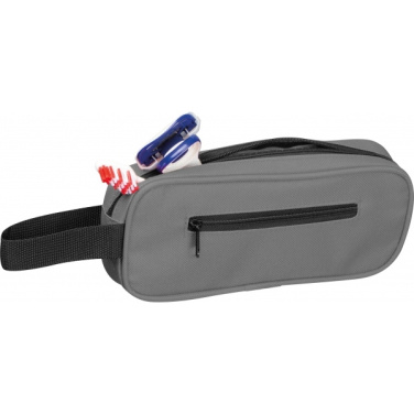 Logo trade promotional products image of: Toiletry bag RPET NEUCHATEL