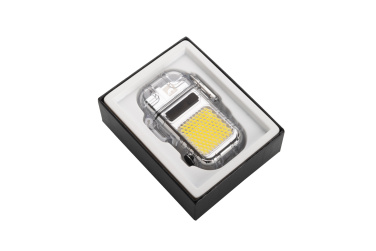 Logotrade promotional gift image of: Electrical lighter CALBUCO Schwarzwolf