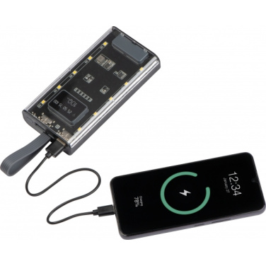 Logo trade promotional merchandise picture of: Power bank 10 000 mAh DARWIN