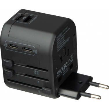 Logo trade corporate gifts image of: Travel Adapter Maracena