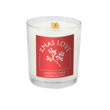 Logo trade promotional items picture of: Soy candle 190g Christmas love