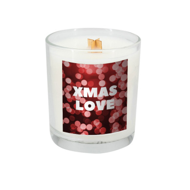 Logotrade advertising product picture of: Soy candle 190g Christmas love