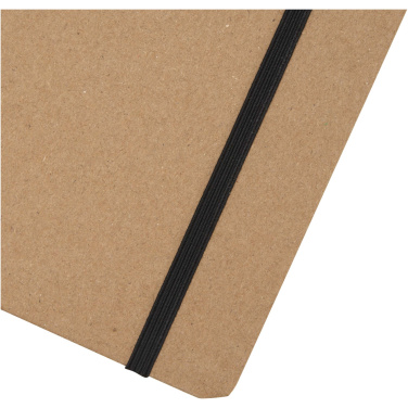 Logo trade corporate gift photo of: Holm A5 stone paper hard cover notebook with lined pages
